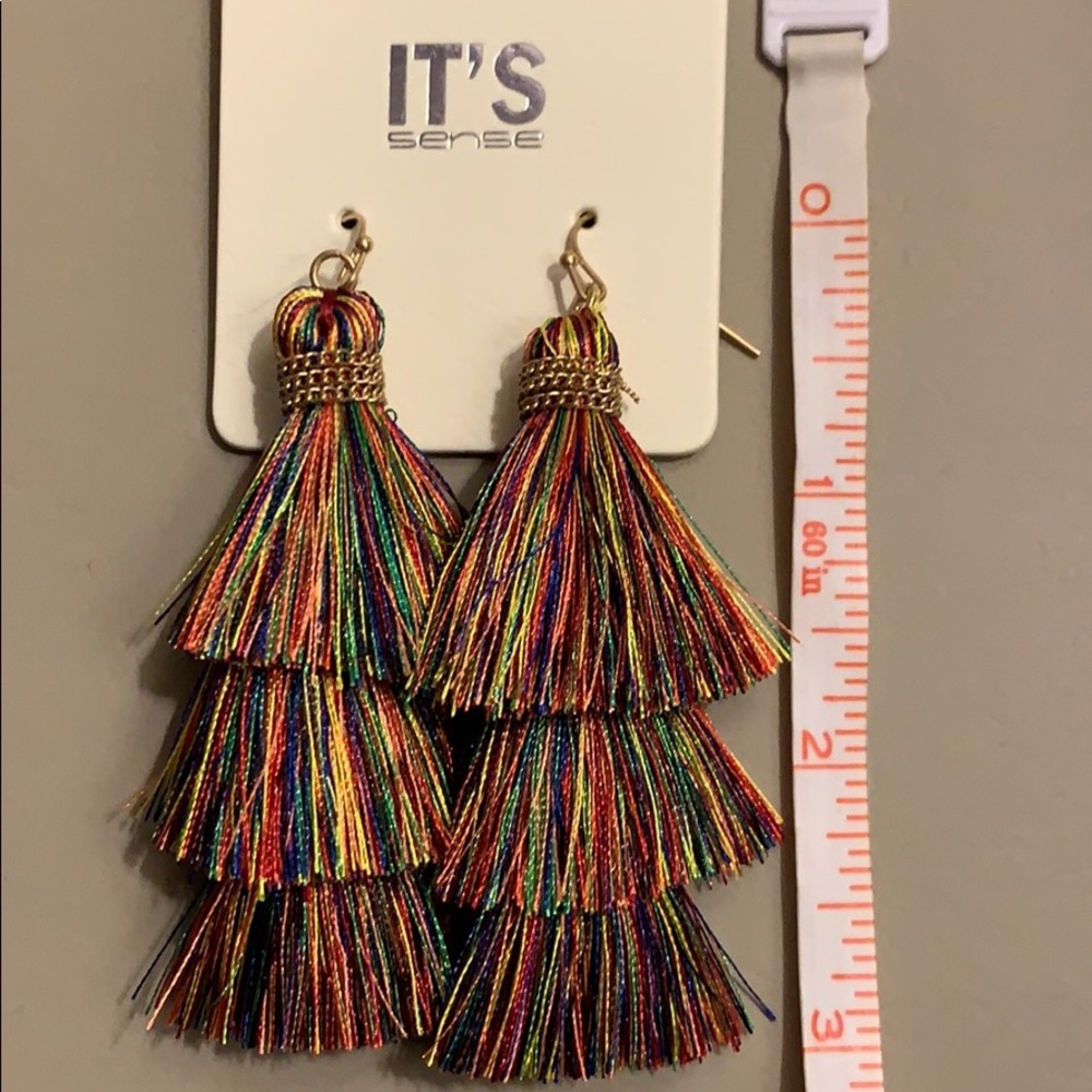 Tassel Earrings NWT - Picture 2 of 3